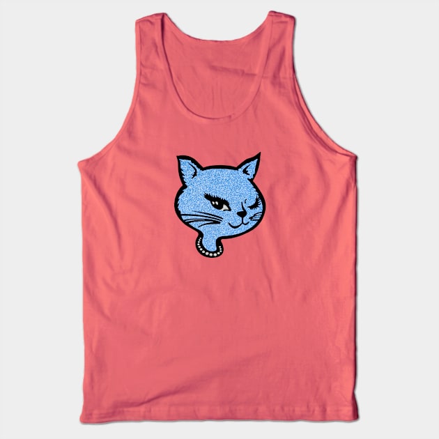 Winking Cat (vers. B) Tank Top by DCMiller01